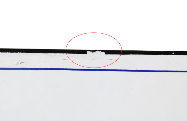 Ancienne plaque émaillée d'utilité bombée / Magasin / 24.8 cm x 14.9 cm