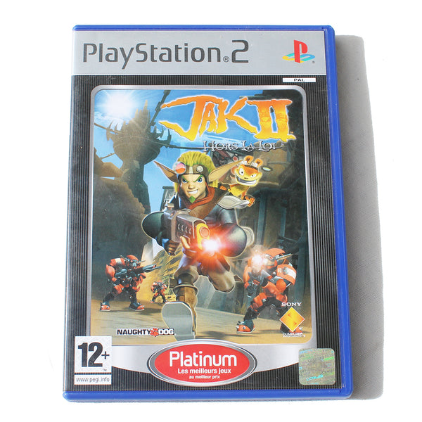 Jeu vidéo Playstation PS2 Platinum / Jak II : Hors La Loi ( 2003 ) / complet