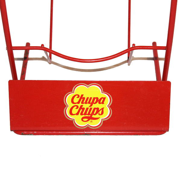 Présentoir publicitaire 67 cm vintage de boulangerie / épicerie sucettes Chupa Chups