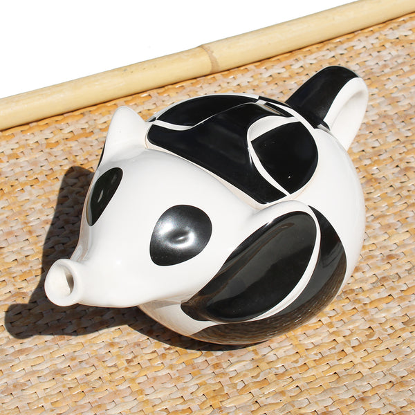 Théière publicitaire thé Éléphant en faïence modèle vache