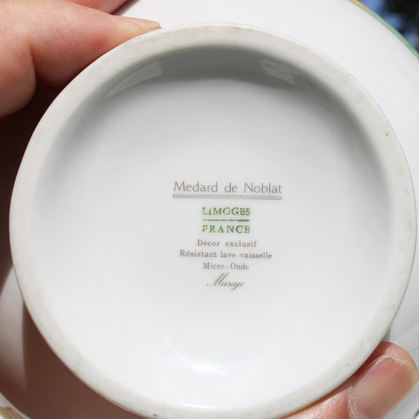 Bol en porcelaine de Limoges / Médard de Noblat modèle Marajo