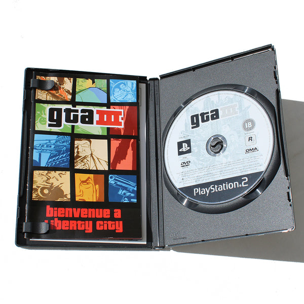 Jeu vidéo Playstation PS2 / GTA Grand Theft Auto III PAL ( 2001 ) / complet