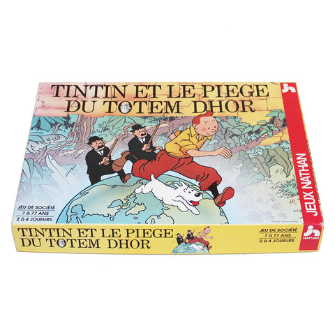 Jeu de société vintage Tintin et le piège du Totem Dhor ( 1991 )