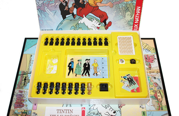 Jeu de société vintage Tintin et le piège du Totem Dhor ( 1991 )