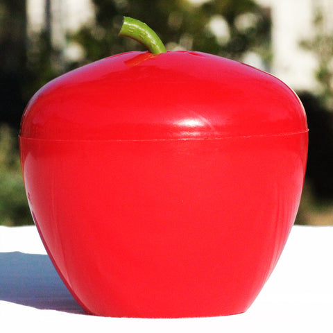 Seau à glaçons publicitaire Codec vintage pomme plastique rouge