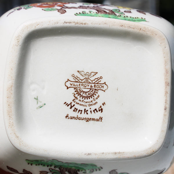 Pot à lait / crémier vintage en faïence de Villeroy & Boch modèle Nanking