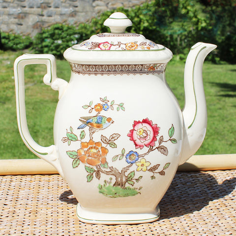 Grande verseuse vintage en faïence de Villeroy & Boch modèle Nanking