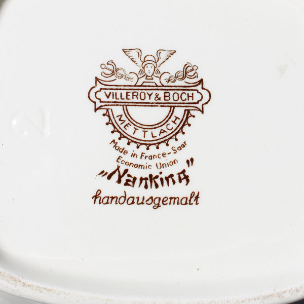 Grande verseuse vintage en faïence de Villeroy & Boch modèle Nanking