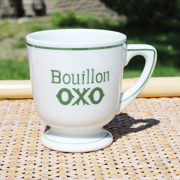 Tasse / brûlot publicitaire en porcelaine / Bouillon Oxo Compagnie Liebig