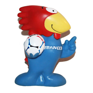 Jouet pouet vintage mascotte Footix / Coupe du Monde football France 98 ( 1995 )