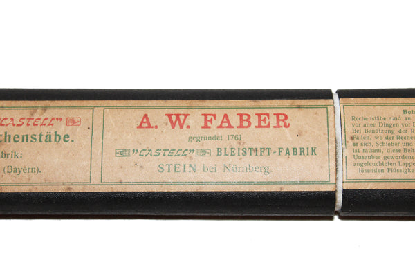 Ancienne règle à calculs électricien A. W. Faber Castell n° 378