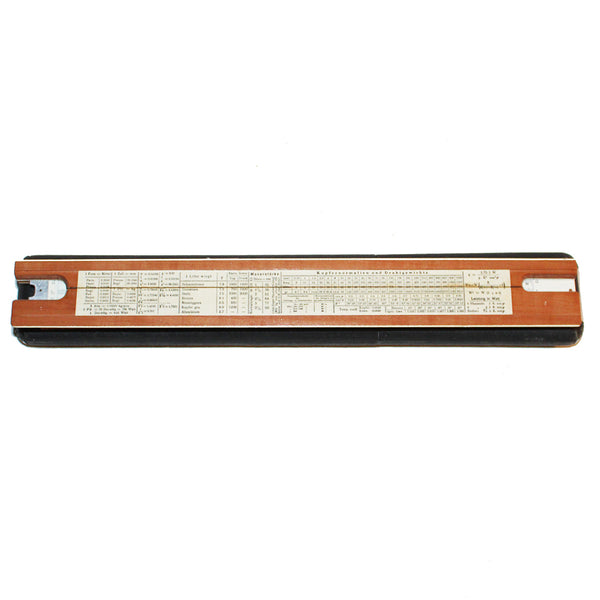 Ancienne règle à calculs électricien A. W. Faber Castell n° 378