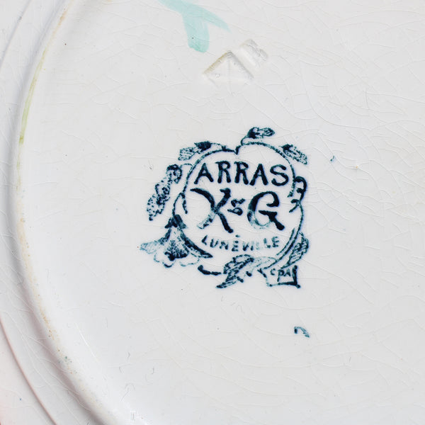 Ancienne assiette publicitaire Samaritaine 20 cm modèle Arras / Lunéville