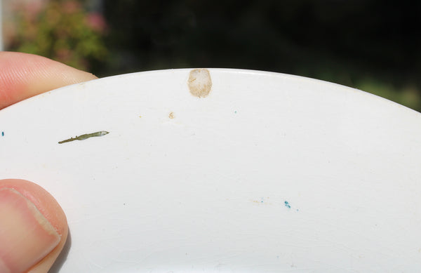 Ancienne assiette publicitaire Samaritaine 20 cm modèle Arras / Lunéville