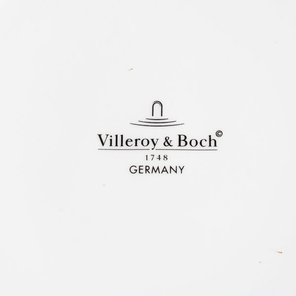 Ensemble de 6 assiettes à dessert 21.5 cm Villeroy & Boch modèle Flora - églantine - tournesol - pâquerette