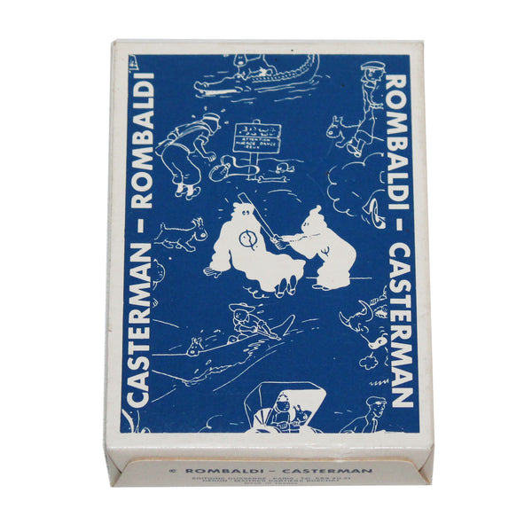 Jeu de cartes Tintin vintage Rombaldi & Casterman – circa 1970 – Édition de collection