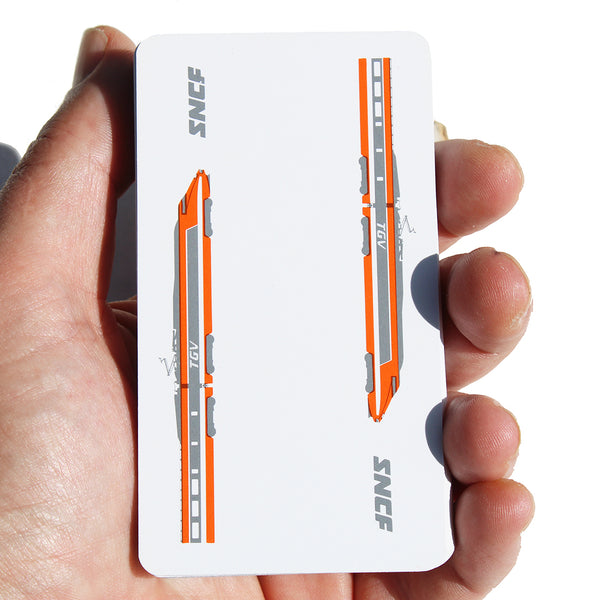 Jeu de Tarot publicitaire vintage / 78 cartes / SNCF / TGV