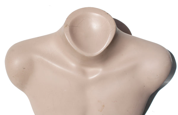 Demi buste de mannequin / présentoir vintage de magasin / modèle homme
