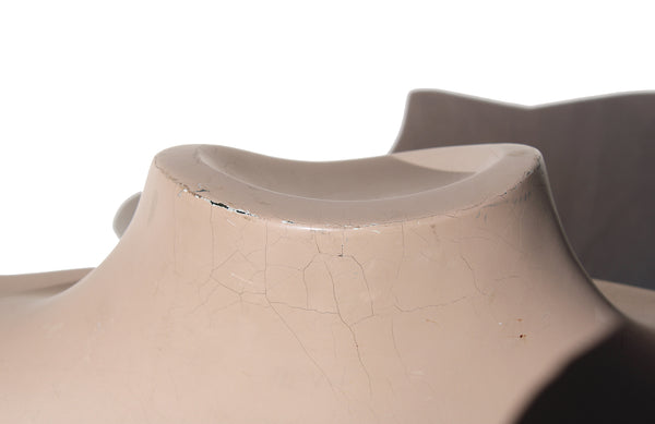 Demi buste de mannequin / présentoir vintage de magasin / modèle homme