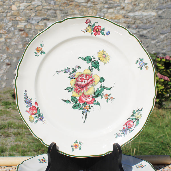 Ensemble de 5 assiettes plates 25 cm / Villeroy & Boch modèle Alt Strassburg