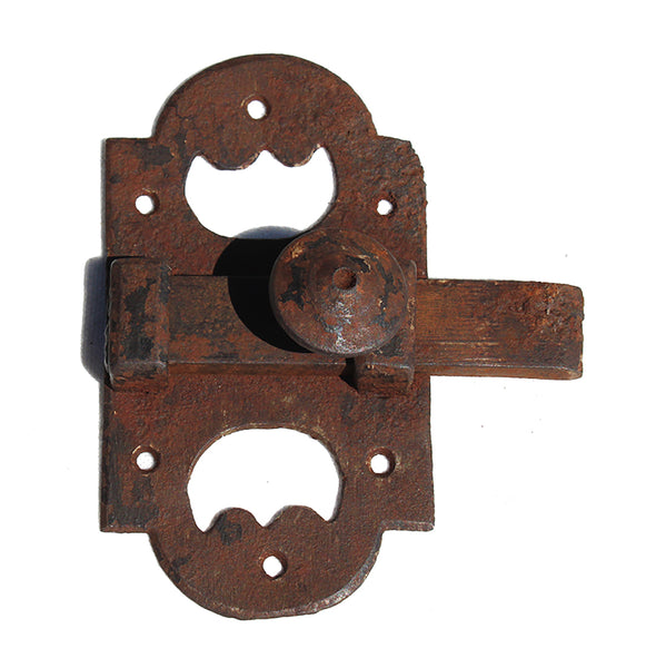 Ancienne targette / loquet en fer forgé