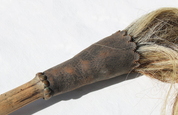 Ancien chasse mouche de boucher / boucherie / fin du XIXème siècle