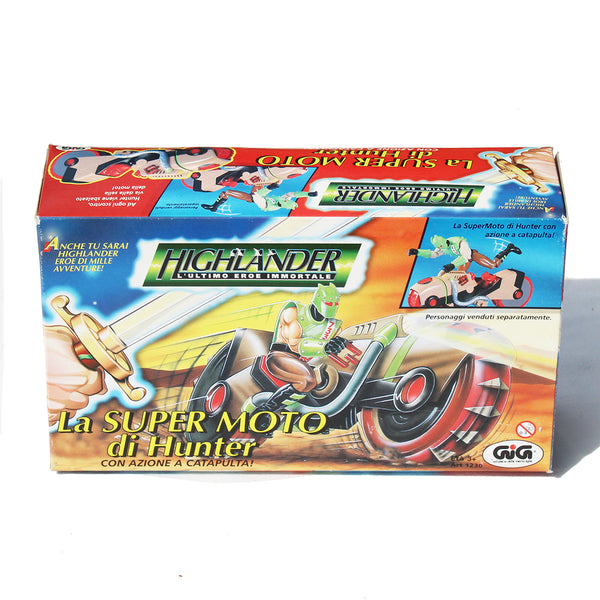 Jouet vintage Highlander ( 1996 ) / La Super Moto di Hunter / en boîte