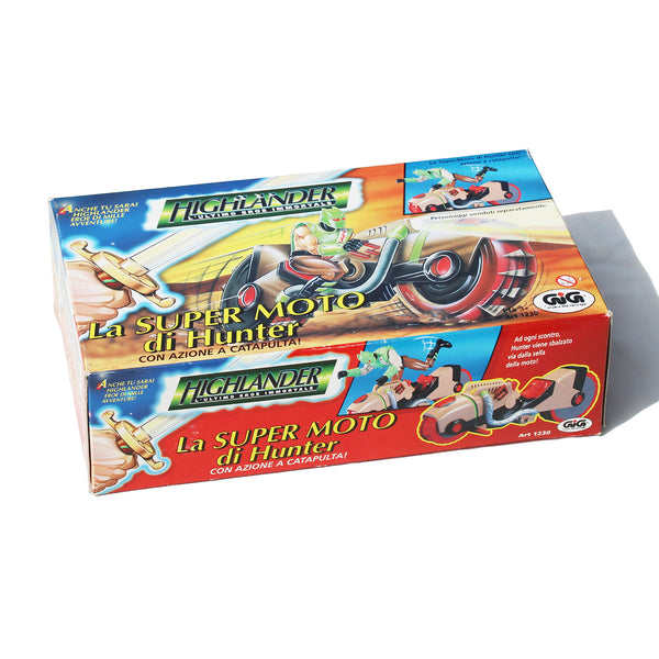 Jouet vintage Highlander ( 1996 ) / La Super Moto di Hunter / en boîte