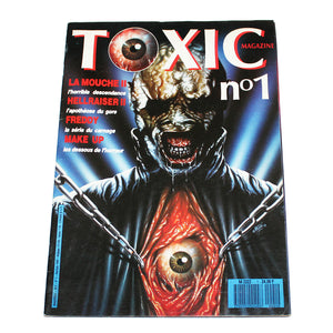 Magazine / revue Mad Movies / Toxic numéro 1 / La Mouche II / Hellraiser II ( 1989 )