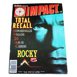 Magazine / revue Mad Movies / Impact numéro 29 / Total Recall / Rocky 5 ( 1990 )