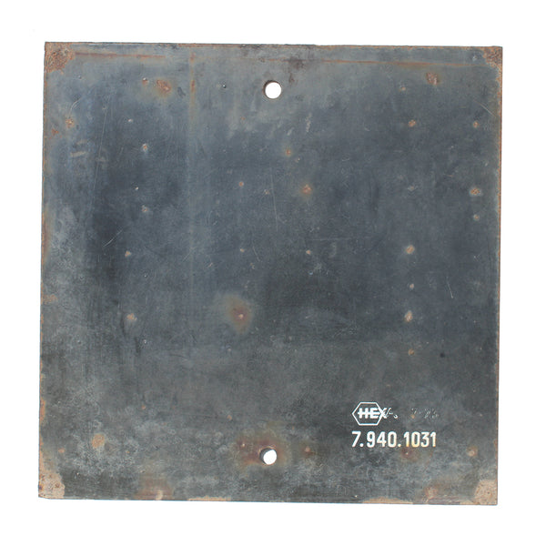 Ancienne plaque émaillée / Panneau de signalisation de passage à niveau SNCF / PN 23