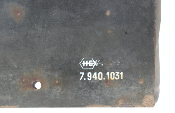 Ancienne plaque émaillée / Panneau de signalisation de passage à niveau SNCF / PN 23