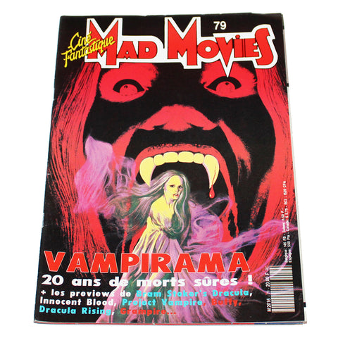 Magazine / revue Mad Movies numéro 79 / Vampirama ( 1992 )