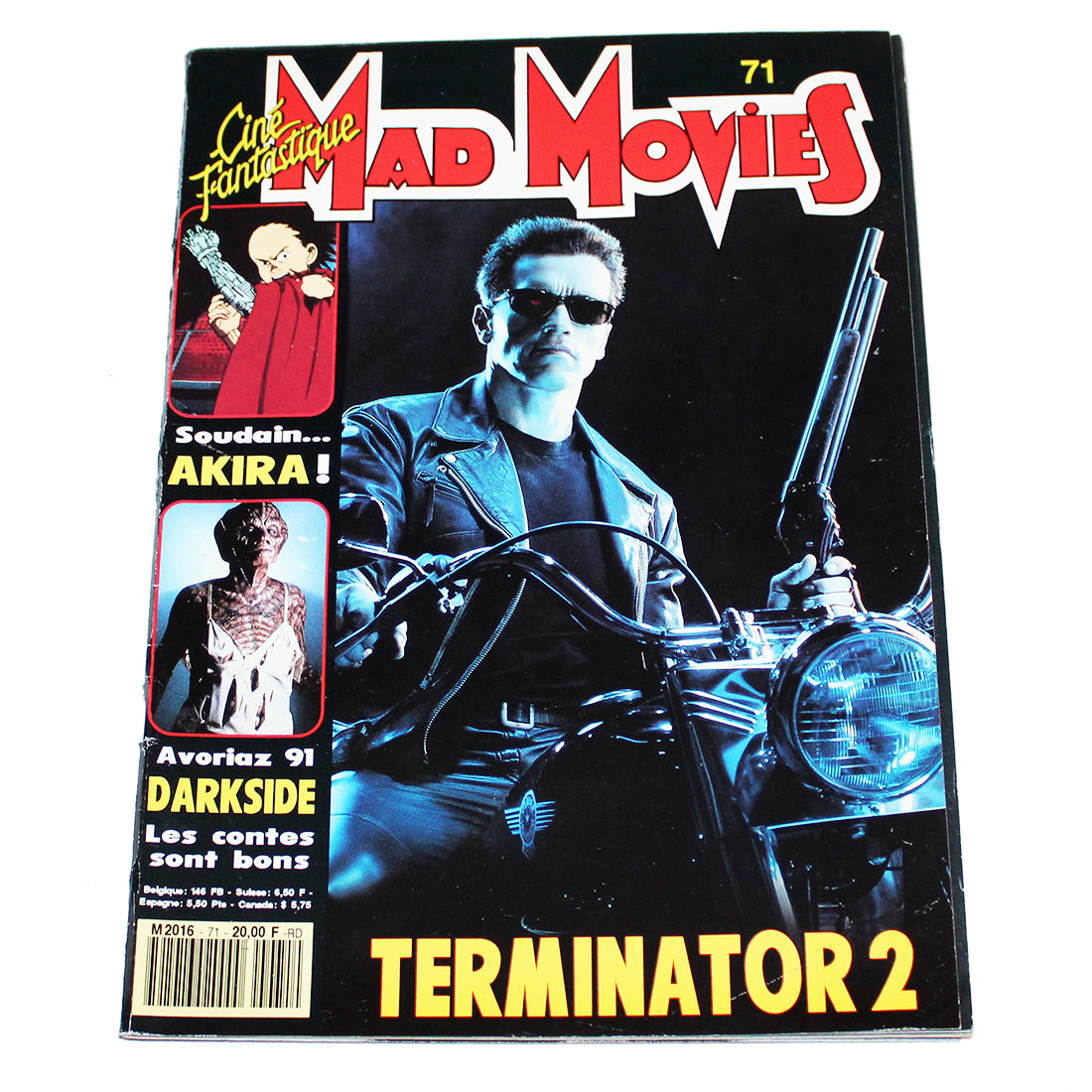 Magazine / revue Mad Movies numéro 71 / Terminator 2 / Akira ( 1991 )