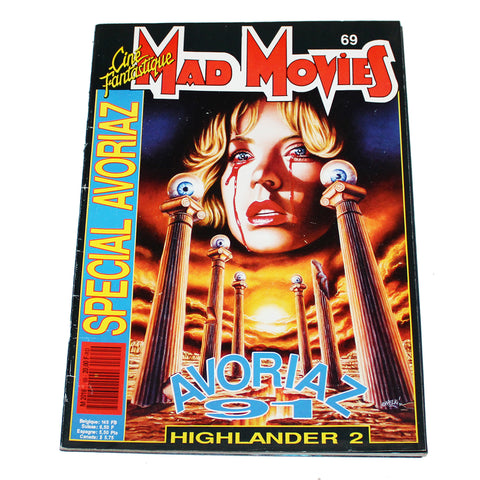 Magazine / revue Mad Movies numéro 69 / Highlander 2 / Avoriaz 91 ( 1991 )