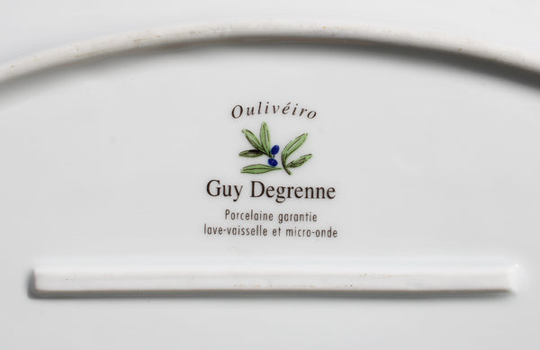 Ravier vintage en porcelaine par Guy Degrenne modèle Oulivéiro