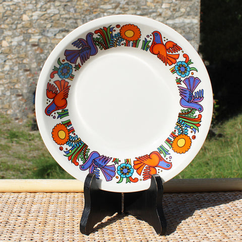 Assiette creuse à soupe vintage Villeroy & Boch modèle Acapulco ( à l'unité )