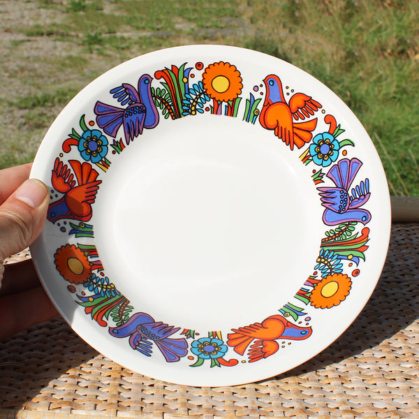 Assiette creuse à soupe vintage Villeroy & Boch modèle Acapulco ( à l'unité )