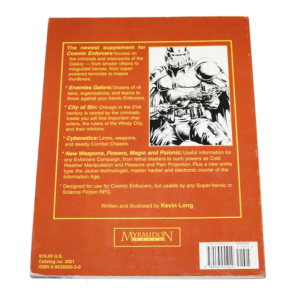 JDR Cosmic Enforcers / Villains & Foes en version anglaise - sourcebook ( 1996 )