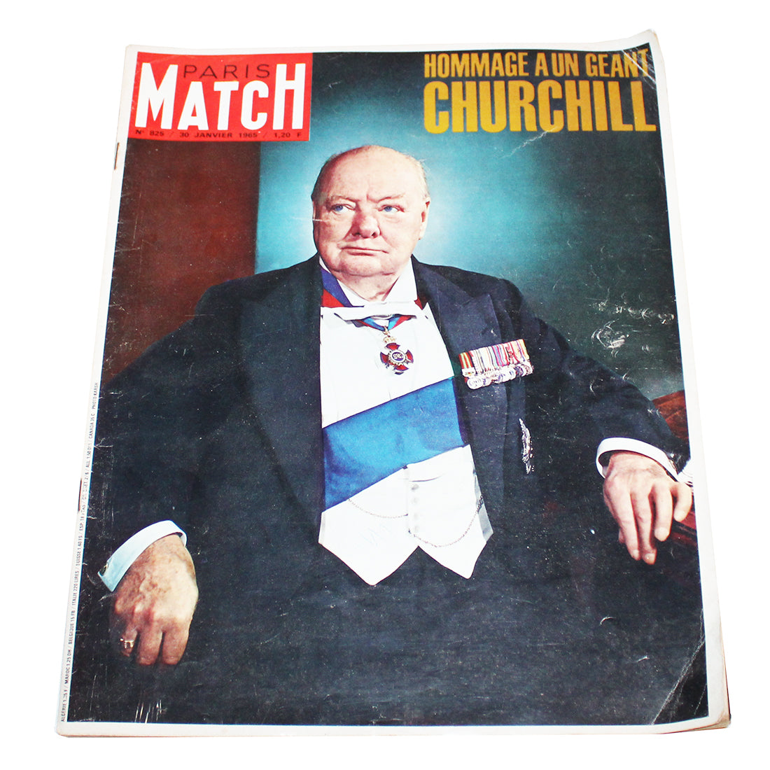 Magazine / revue Paris Match n° 825 du 30/01/1965 Hommage à Churchill