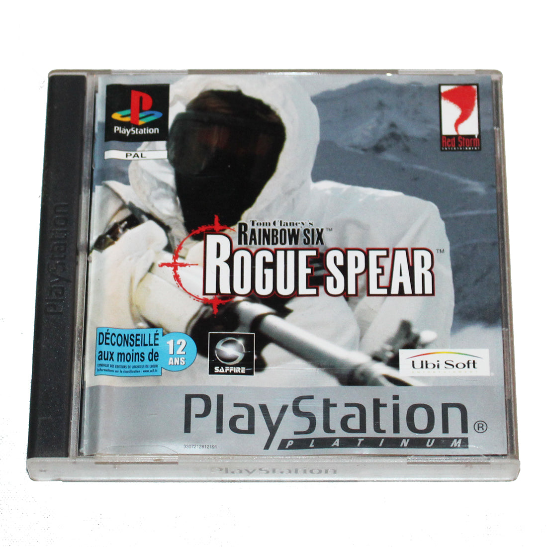 Jeu vidéo Playstation PS1 PAL Tom Clancy's Rainbow Six - Rogue Spear / Platinum / complet (2000)