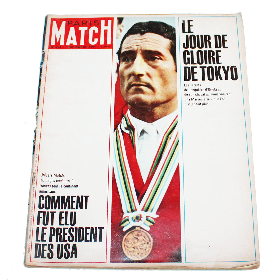 Magazine / revue Paris Match n° 813 du 07/11/1964 Lyndon Baines Johnson