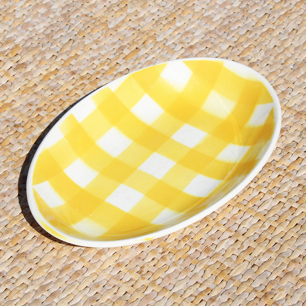 Ancien ravier en faïence de Digoin Sarreguemines modèle Écossais