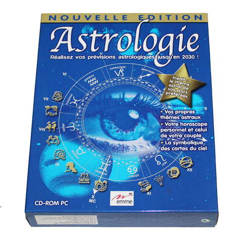 Jeu vidéo / logiciel PC Big Box Astrologie - EMME - Robert Renout ( 2003 )