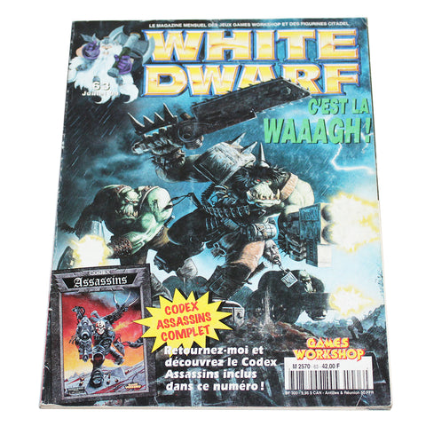 Magazine / revue White Dwarf Games Workshop numéro 63 / juillet 1999 / Warhammer