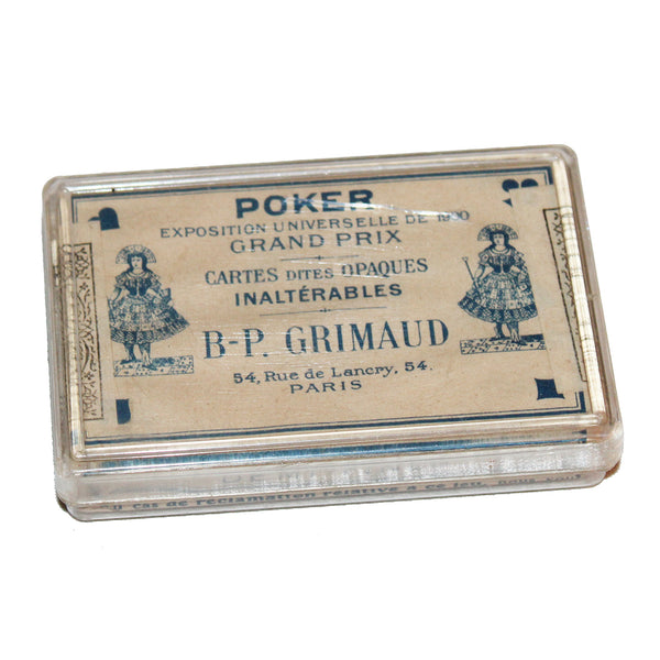 Ancien jeu de 32 cartes / Poker / Exposition Universelle de 1900 / B-P. Grimaud