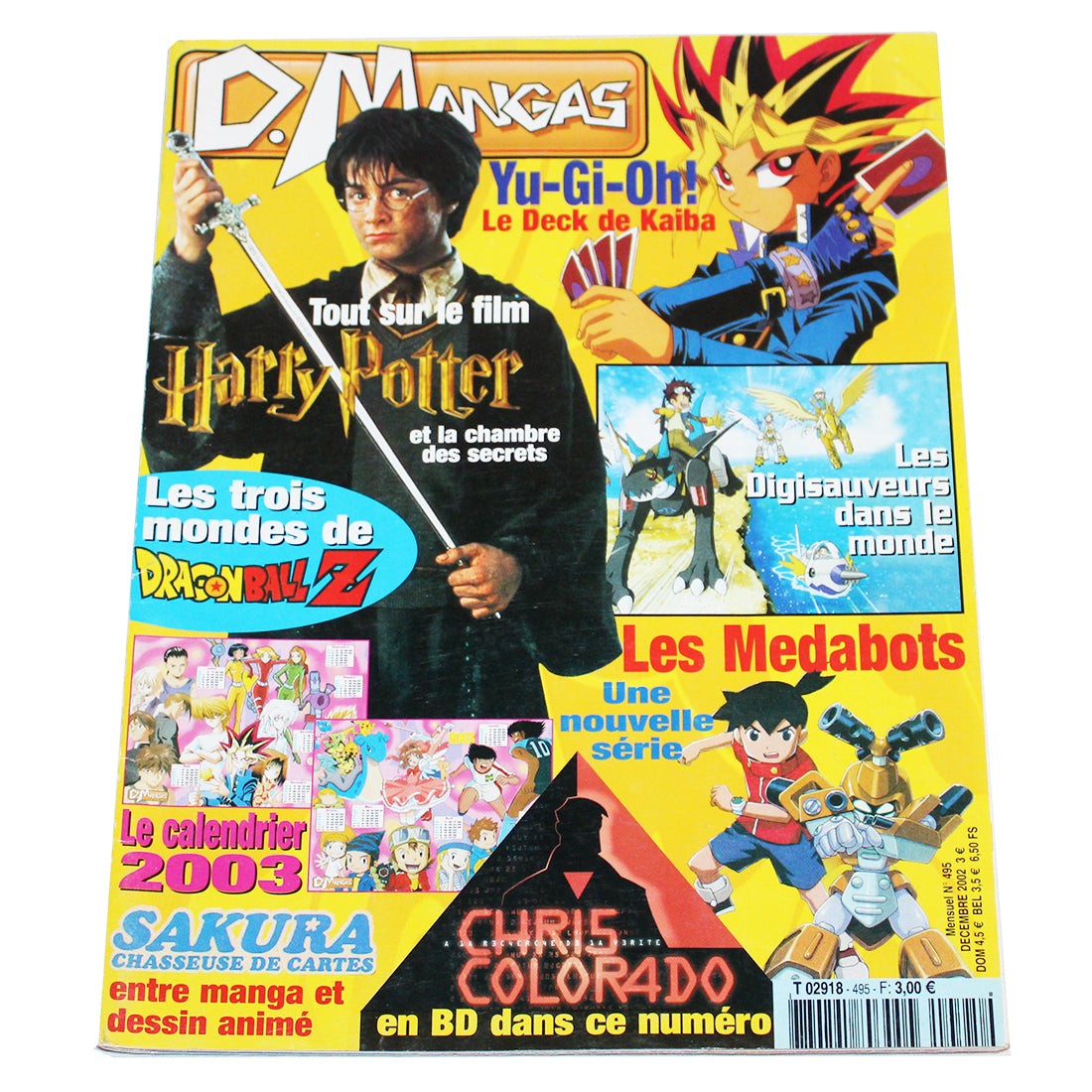 Magazine / revue D. Mangas / Dorothée Magazine / numéro 495 complet / Dragon Ball Z / Harry Potter