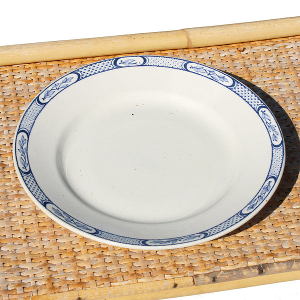 Ancienne assiette montée en faïence / K & G Lunéville modèle Livry