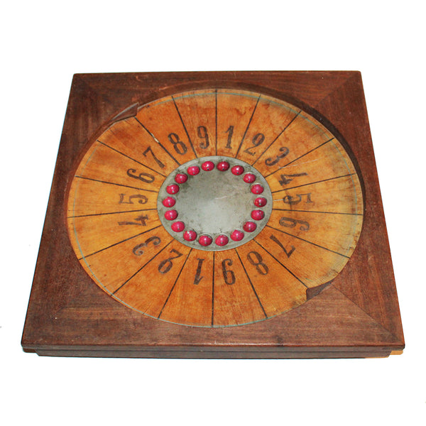 Ancien jeu de comptoir de bistrot / casino / Jeu de la Boule 42 cm x 42 cm