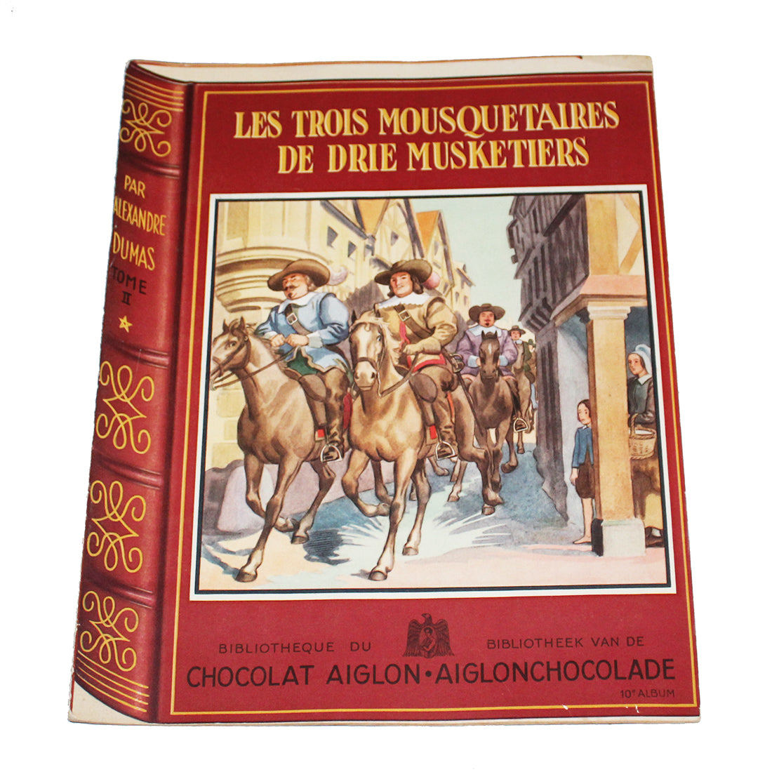 Ancien album publicitaire complet Chocolat Aiglon Les Trois Mousquetaires Tome 2